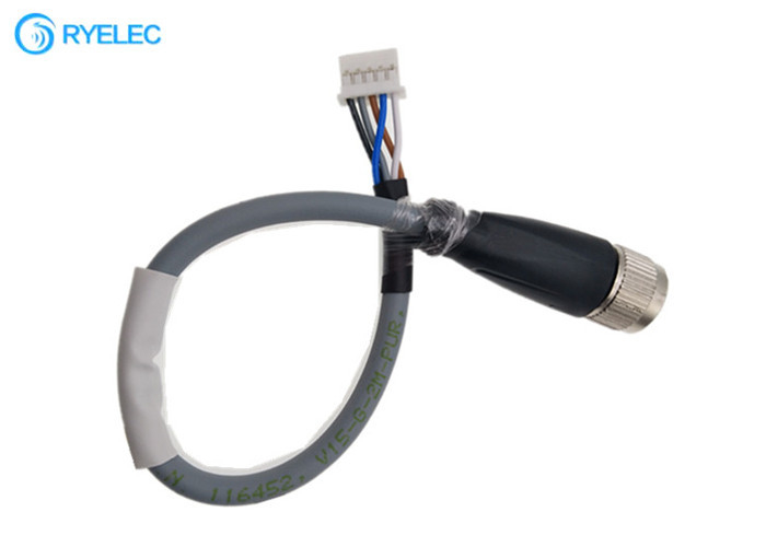 Jst PAP-05V-S 5pin Connector To Circular Waterproof 5pin M12 Female Plug Cable Wire Harness