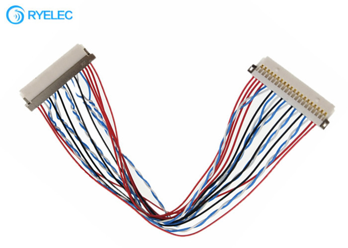  DF19-20S-1c Shell Wiring Harness DF19 Series Lvds Convertion Cable For Lcd Monitor