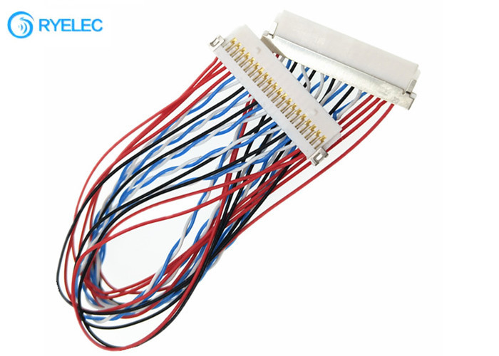  DF19-20S-1c Shell Wiring Harness DF19 Series Lvds Convertion Cable For Lcd Monitor