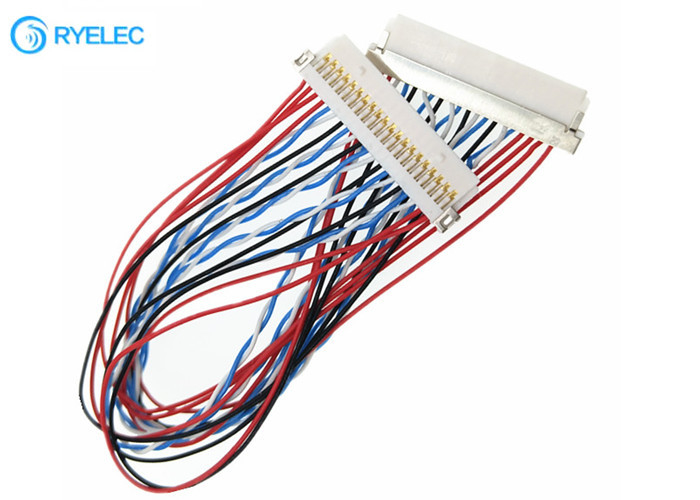 Hirose DF19-20S-1c Shell Wiring Harness DF19 Series Lvds Convertion Cable For Lcd Monitor