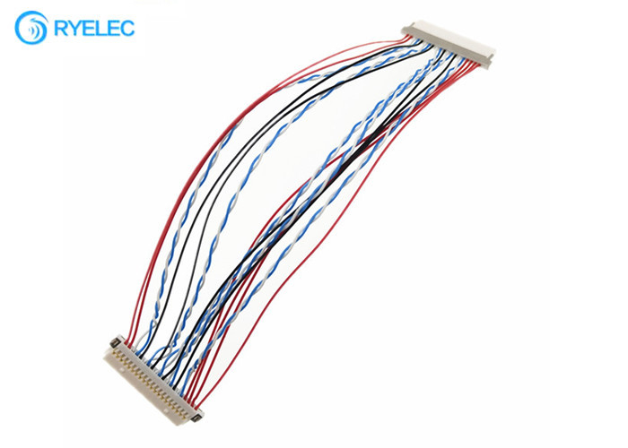  DF19-20S-1c Shell Wiring Harness DF19 Series Lvds Convertion Cable For Lcd Monitor