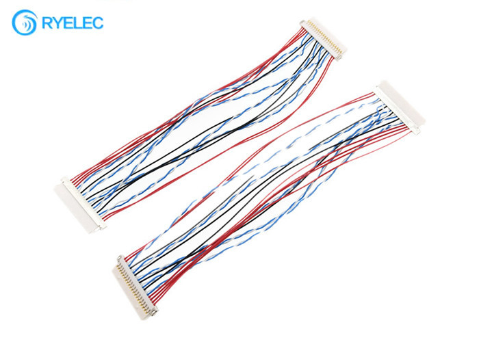  DF19-20S-1c Shell Wiring Harness DF19 Series Lvds Convertion Cable For Lcd Monitor