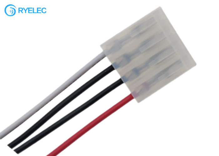 White 3.96mm Pitch Pa66 4pin Female Connector To Molex3.96 With 1007 22awg Wire Harness
