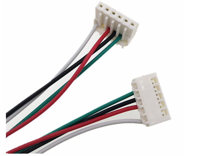 White MTA-100 3-640441-6 2.54mm Pitch 90 Degree Trip Idc Connector 6pin Wire Harness