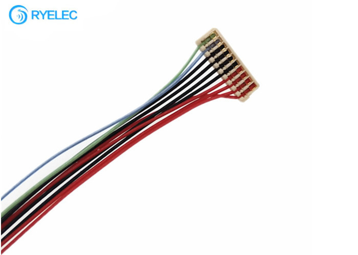 ACES 91209-01011 1.0mm Pitch 10Pin Pierce With 10 Wires Harness Connected To It
