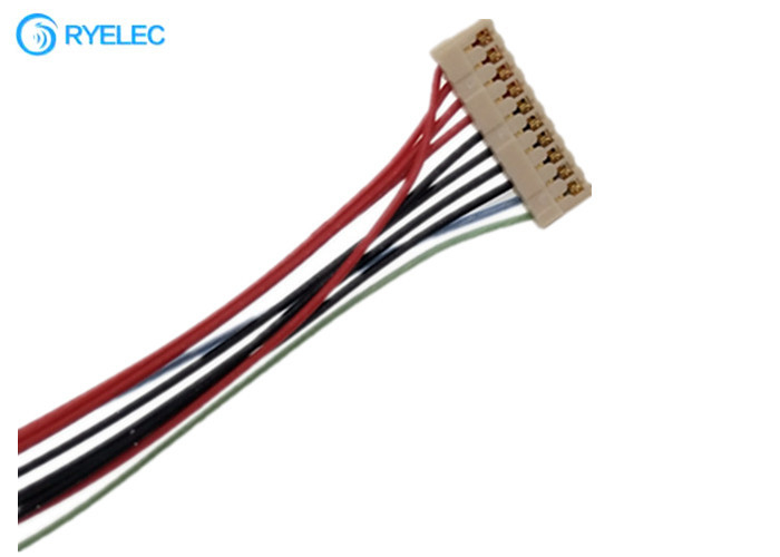 ACES 91209-01011 1.0mm Pitch 10Pin Pierce With 10 Wires Harness Connected To It