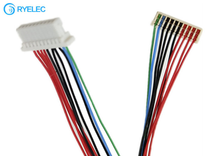 10pin 1.0mm pitch connector with ACES 91209-01011 to SHR-10V-S crimping wire harness