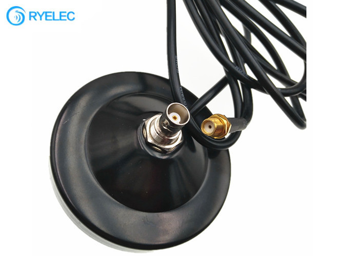 Custom Router Network Card Magnetic Suction Base For BNC Female Antenna With SMA Female