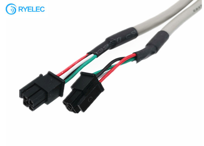 ATX Molex Micro Fit Connector 4Pin 43025-0400 Male To Male Housing Power Cable 2464 Wire