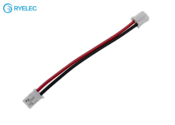 Micro JST PH 2.0 2Pin Connector Plug Female Wire Harness With Black Red  24awg 50mm Cable