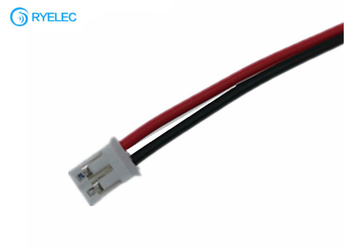 Micro JST PH 2.0 2Pin Connector Plug Female Wire Harness With Black Red  24awg 50mm Cable
