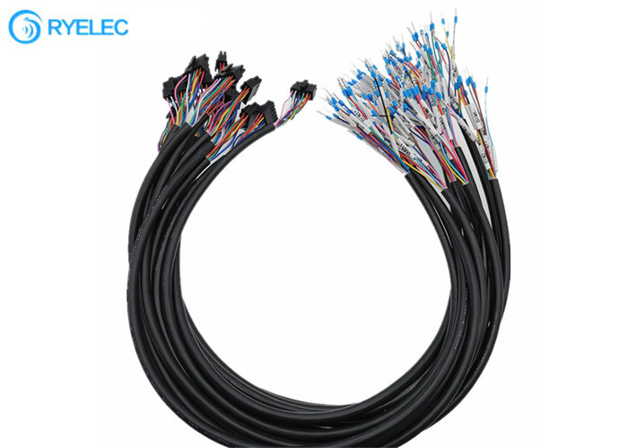 Molex 3.0 43025-1200 Micro Fit To Ferrule Terminal  Wire Harness With 2464 24awg Pvc Cable