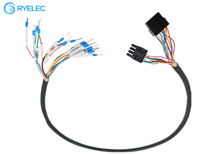 Custom 8Pin 12P Molex 3.0 Pitch  Male 43025 Micro Fit To Ferrule Terminal  Wire Harness