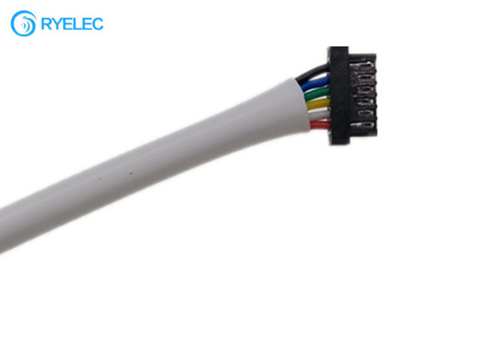 Original DF52 6P DF52-6P-0.8C Connector 08MM Wire Harness White PVC Tube