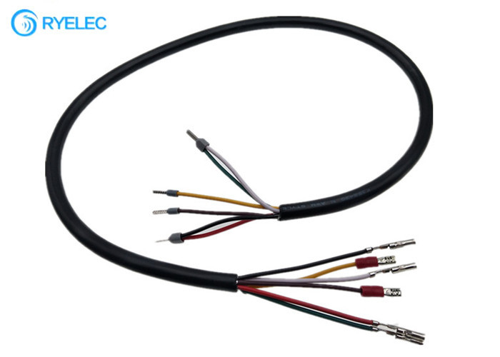 Custom 2464 18AWG Cable For 2.8*0.5/Pin Ground Insulated Electrical Wire Crimp Terminal Spade Connector