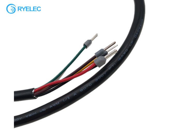 Custom 2464 18AWG Cable For 2.8*0.5/Pin Ground Insulated Electrical Wire Crimp Terminal Spade Connector