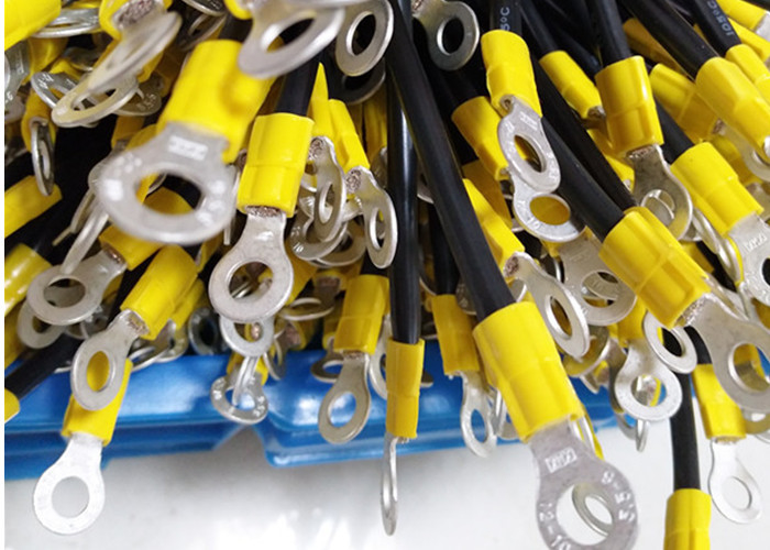 12-10 A.W.G. Copper Pre Insulated Terminal Screws Pin U Shaped With 1015 10AWG Power Cable Wire
