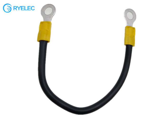 RV 5.5-6 12-10 1/4 Inch Insulated Spade Lugs Crimping Terminals Ring Type With 1015 10AWG Wire Cable