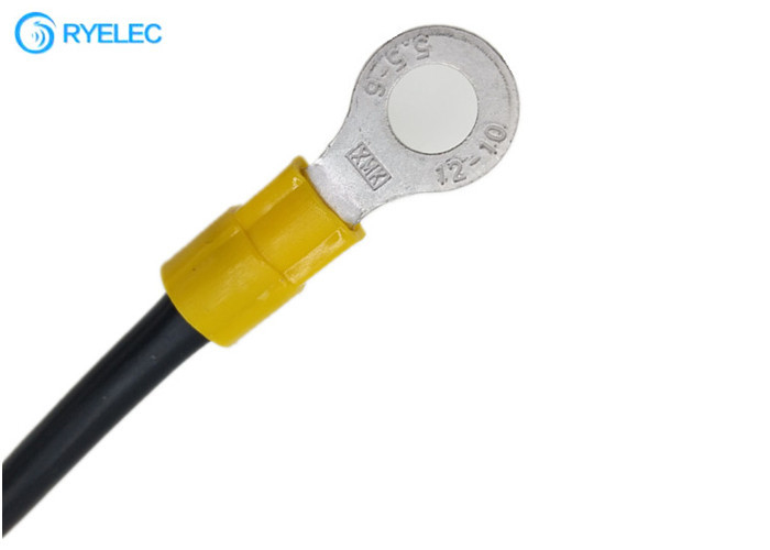 RV 5.5-6 12-10 1/4 Inch Insulated Spade Lugs Crimping Terminals Ring Type With 1015 10AWG Wire Cable
