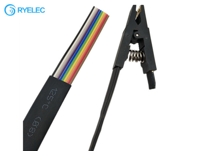 Custom 2.54mm Pitch IDC (2x5) 10p To SOIC16 Connector Short Flat Rainbow Ribbon Cable