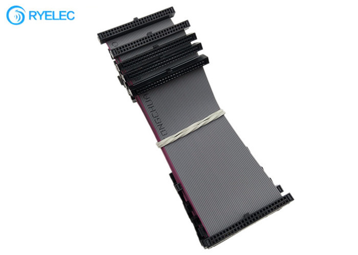 FC To FC Female A-Type 1.27mm Pitch Idc 50p For Flat Ribbon UL2678 Cables 0.635mm Pitch