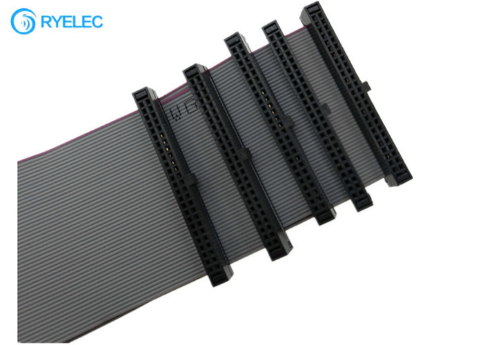 FC To FC Female A-Type 1.27mm Pitch Idc 50p For Flat Ribbon UL2678 Cables 0.635mm Pitch
