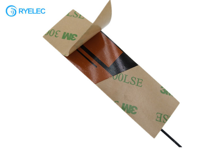 70x22mm 2 Frequencies Dual Band 900mhz 4g FPC Adhesive Patch Internal Antenna With 5cm Cable-UFL