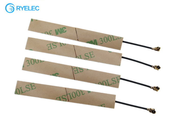 Internal 60x8mm Cellular 2 Band LTE 4G 900Mhz Patch Flexible Glue Antenna UPL / IPEX Connector