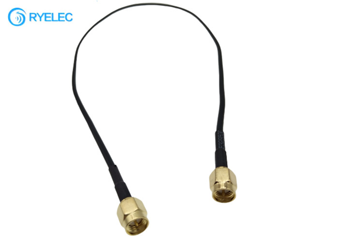 Straight SMA Male To SMA Male RG174A/U Flat Panel Indoor Digital TV Antenna Cable