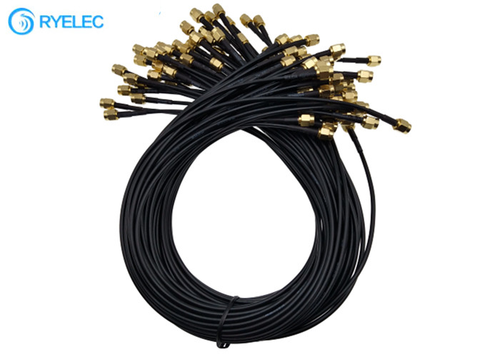 Straight SMA Male To SMA Male RG174A/U Flat Panel Indoor Digital TV Antenna Cable
