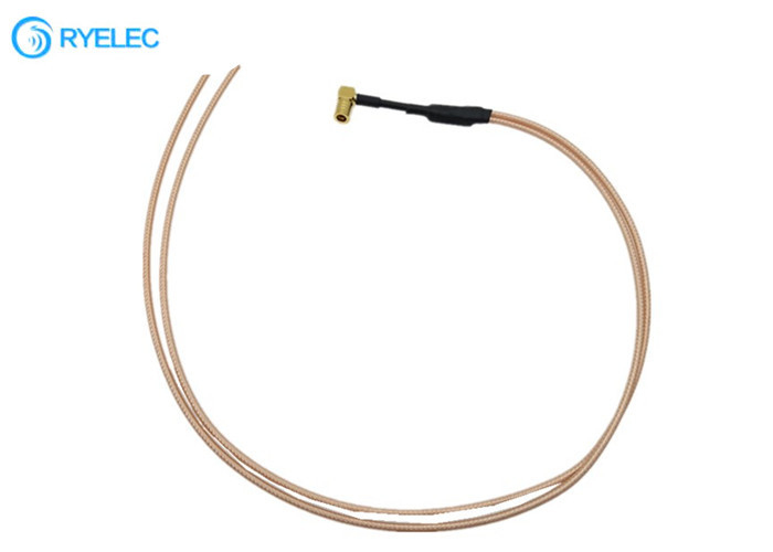 Smb Female Right Angle Jack Junction Box Cable With 2 Co-Ax Pigtail RG316 Cable