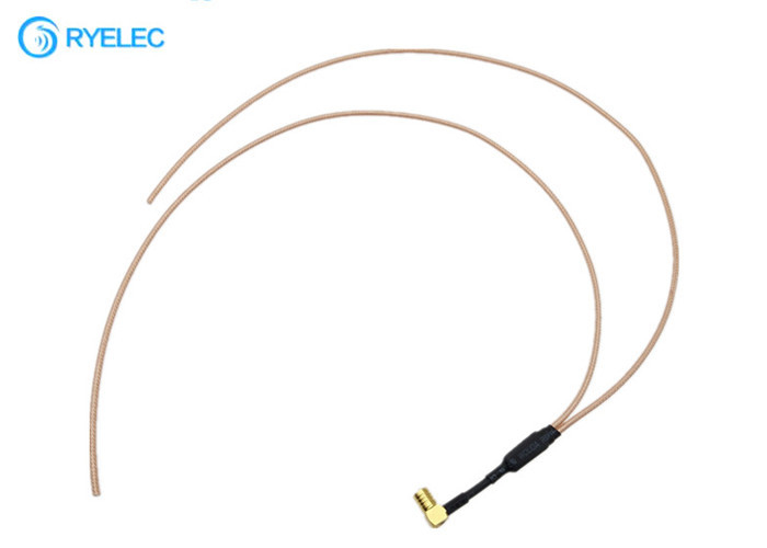 Smb Female Right Angle Jack Junction Box Cable With 2 Co-Ax Pigtail RG316 Cable