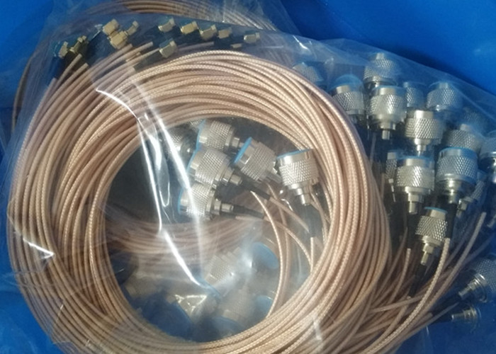Low Loss RG316 Straight N Male to SMA Male RF Pigtail Cable For Wireless Communication Antenna