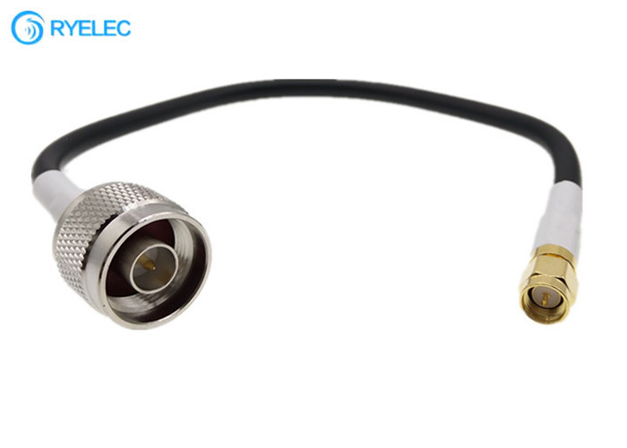 Straight SMA Male To N male Witn LMR240 Ultraflex Coaxial Cable Telecom RF Feeder Cable supplier