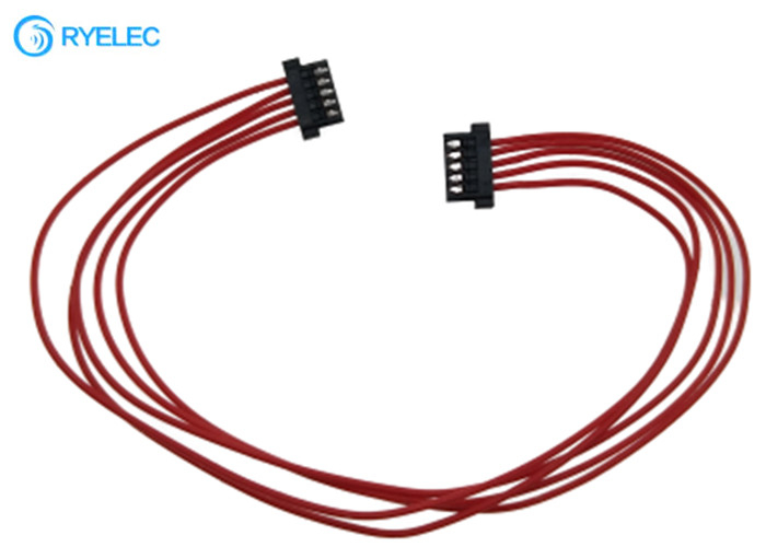 DF52-5P-0.8C  DF52-2832PCF Crimped 5 Pin Connector  Cable 32AWG Wire Harness