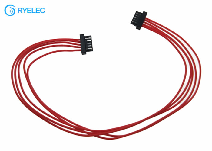 DF52-5P-0.8C  DF52-2832PCF Crimped 5 Pin Connector  Cable 32AWG Wire Harness