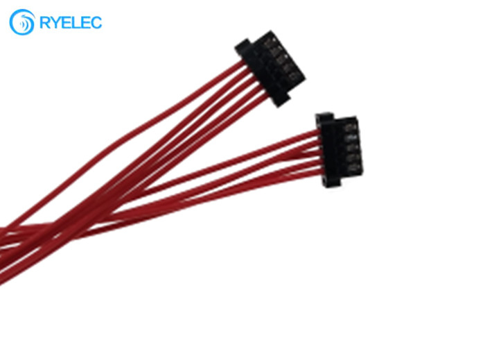 DF52-5P-0.8C  DF52-2832PCF Crimped 5 Pin Connector  Cable 32AWG Wire Harness