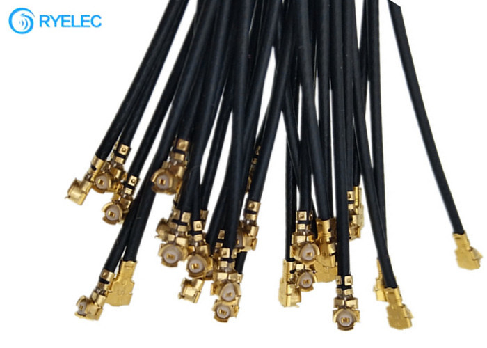 RF Pigtail Cable QMA Jack Waterproof Female Bulkhead To U.FL IPEX For 1.13 Cable