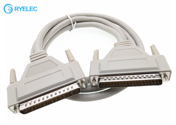 Custom D-SUB 37 Pin DB37 Male to DB37 Male Connector Serial Extension Cable