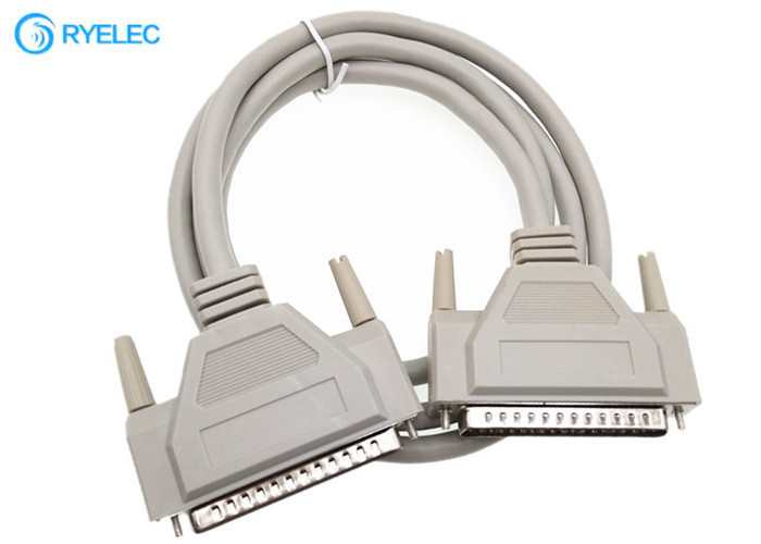 Custom D-SUB 37 Pin DB37 Male to DB37 Male Connector Serial Extension Cable