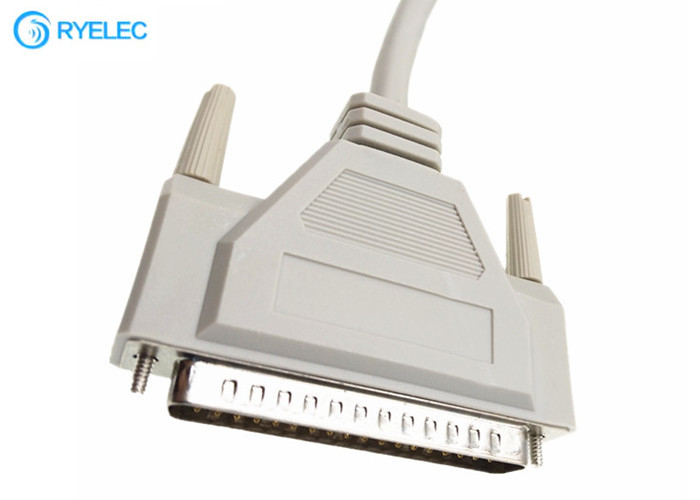 Custom D-SUB 37 Pin DB37 Male to DB37 Male Connector Serial Extension Cable