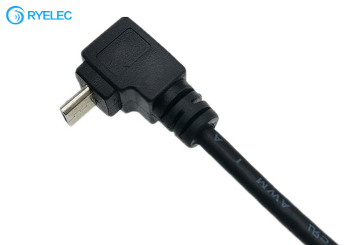 Right Angle Micro USB Extension Cable Male To Motherboard Dupont 2.0mm Pitch 12 Pin