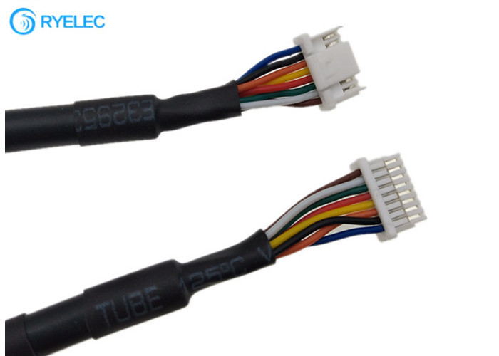 Panel Mount M16 Waterproof Female With NSH Series 1.0mm JST 8P NSHR-08V-S 28AWG Cable