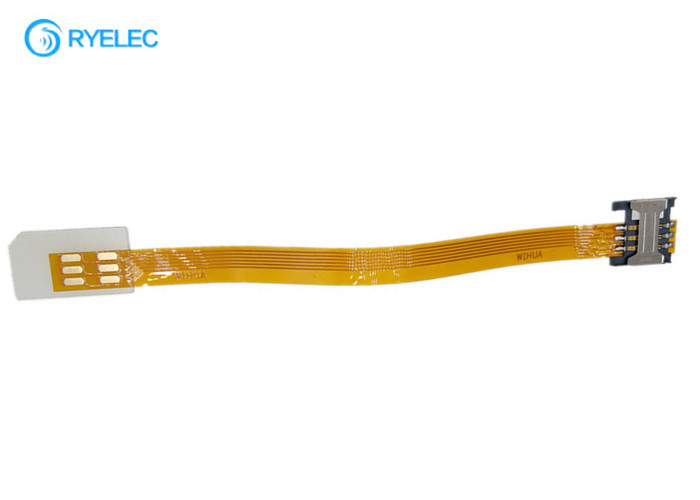 GSM CDMA Standard UIM SIM Card Kit Male To Female Extension Soft Flat FPC Cable