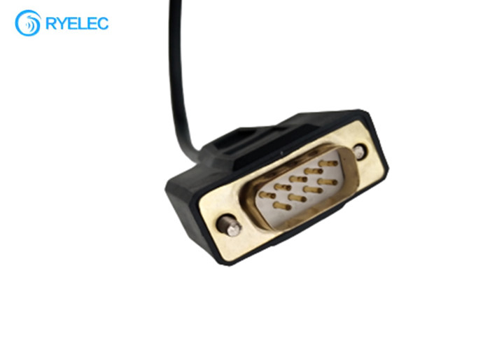 RS232 Male VGA DB 9P DB9 Computer Cable To Ferrule Mini Crimp Terminal Connector