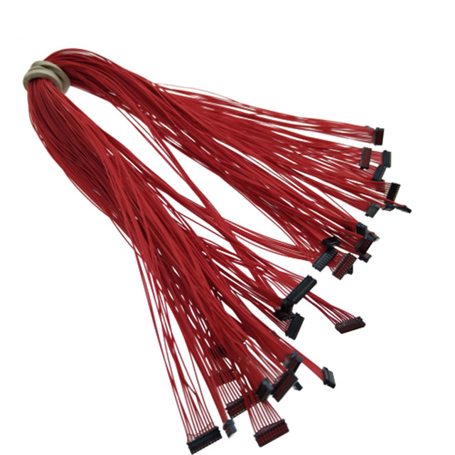JST XSR 0.6mm 10pin Custom Wire Harness 10XSR-36S To 10-Polig For Speakers