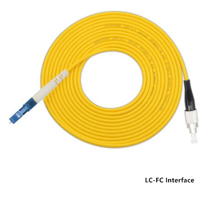 LC-SC FC-ST Single Mode Fiber Optic Jumper Cable Simplex Core