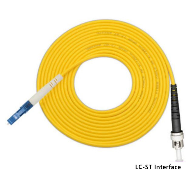 LC-SC FC-ST Single Mode Fiber Optic Jumper Cable Simplex Core