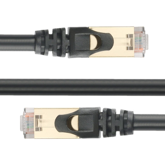 CAT7 28AWG 4 Pair SFTP SSTP Lan  Network Patch Cord gold plated