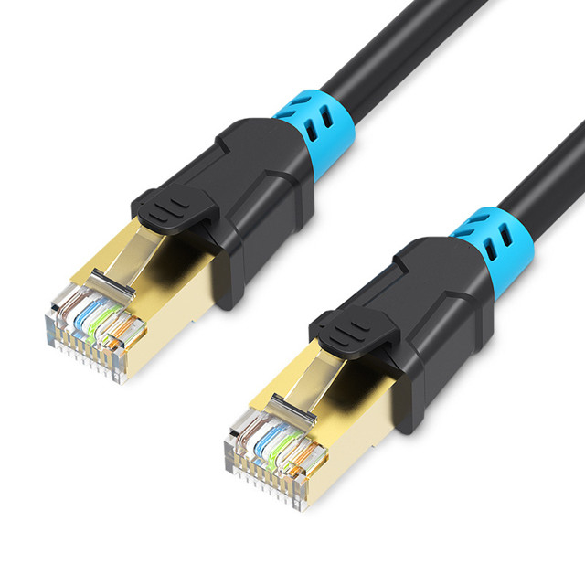 RoHS 30awg 4 Pair Indoor Cat6 Rj45 Network Patch Cord Bare Copper Conductor